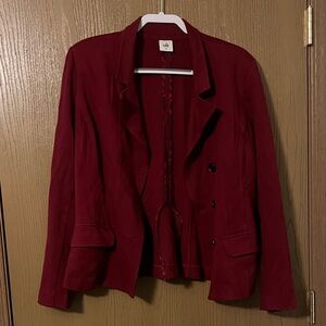 Cabi Deep Red Women's Blazer